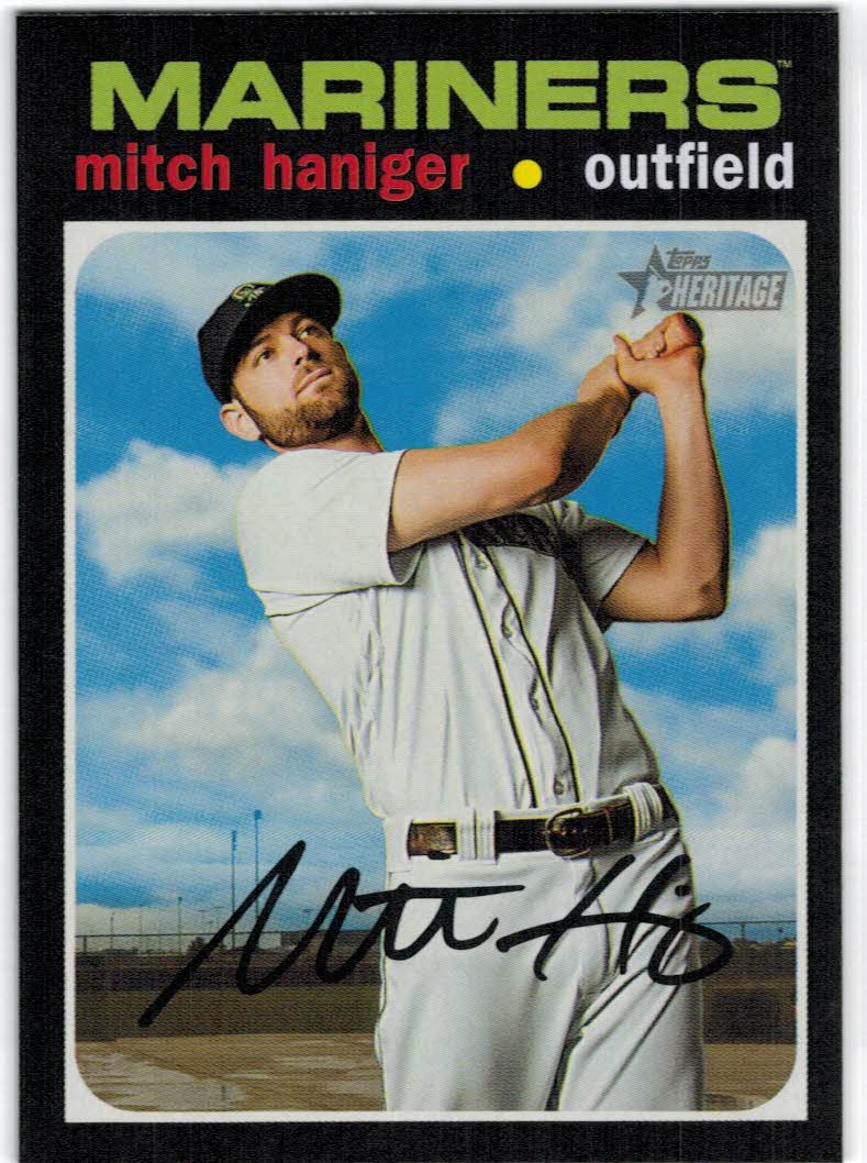  2020 TOPPS #45 MITCH HANIGER MARINERS BASEBALL