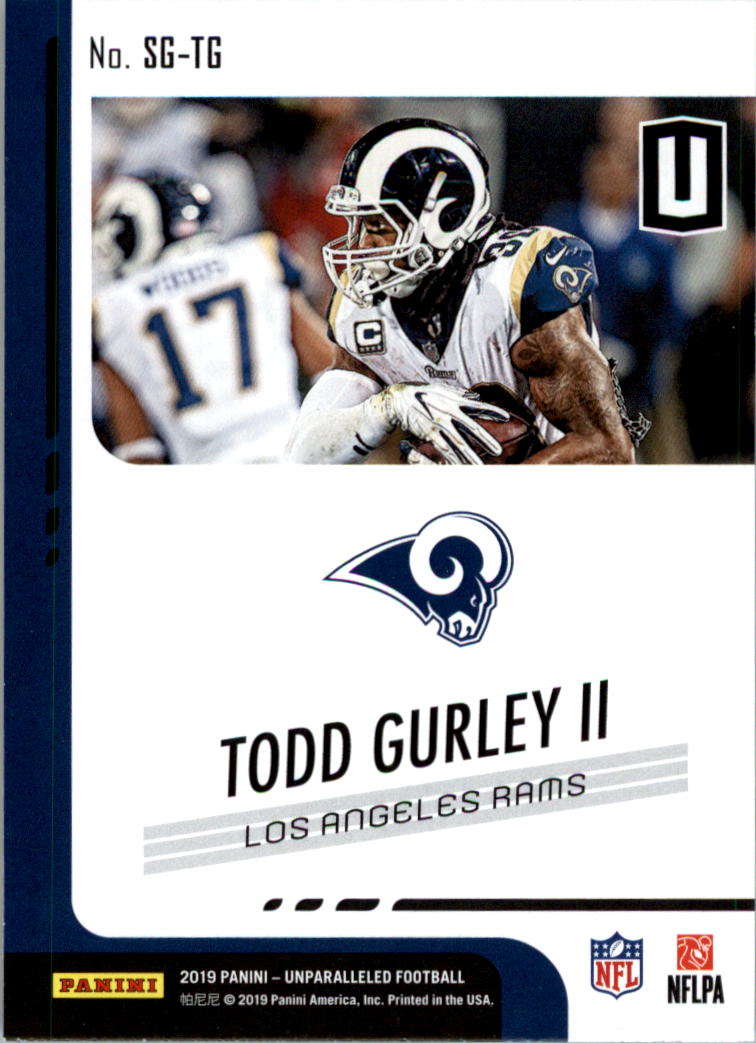 2019 Panini Unparalleled Spirit of the Game #3 Todd Gurley II back image