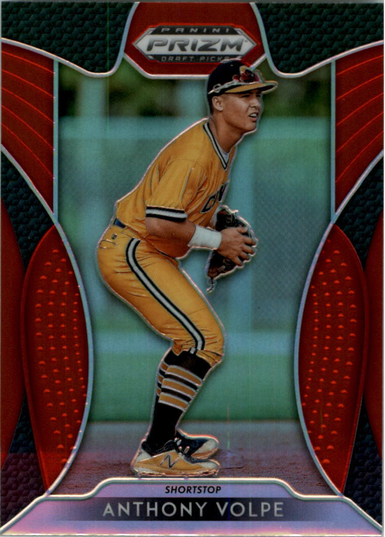  2019 Prizm Draft Baseball #69 Anthony Volpe High School  Official Panini Collegiate Licensed Trading Card (Note any scan streaks  seen are not on the card itself) : Collectibles & Fine Art