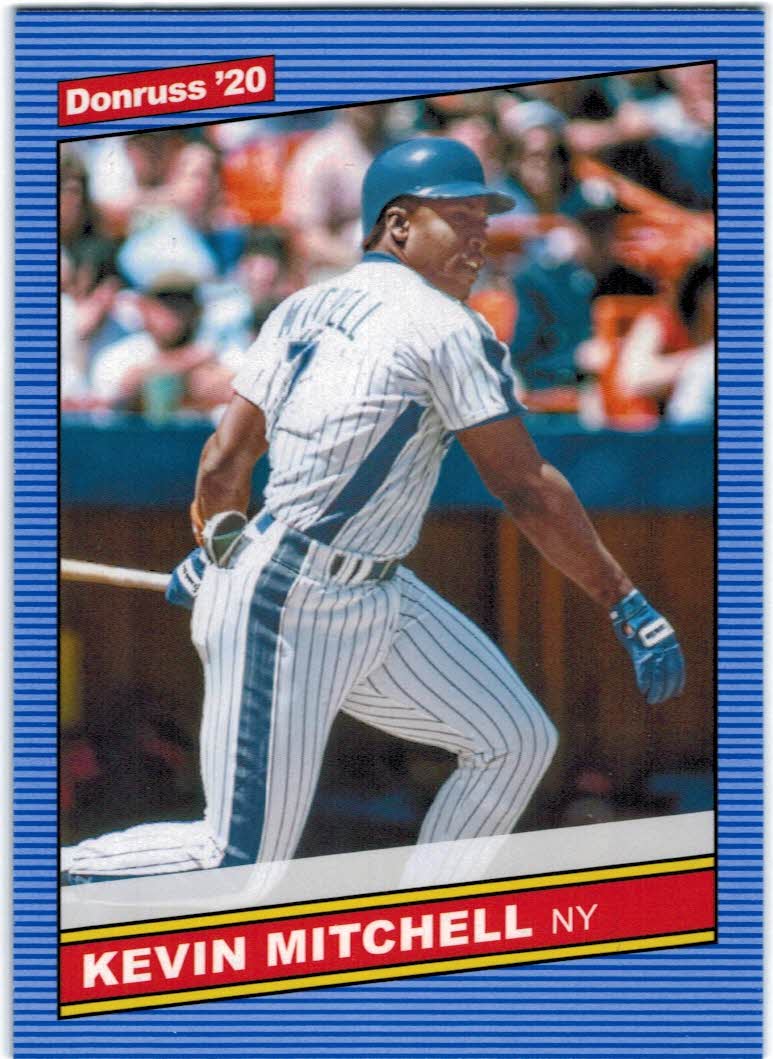  1987 Fleer #17 Kevin Mitchell New York Mets MLB