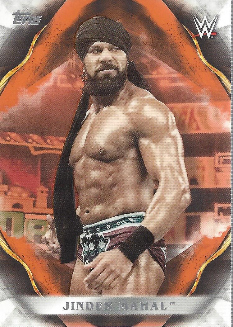 2019 Topps WWE Undisputed Orange #36 Jinder Mahal