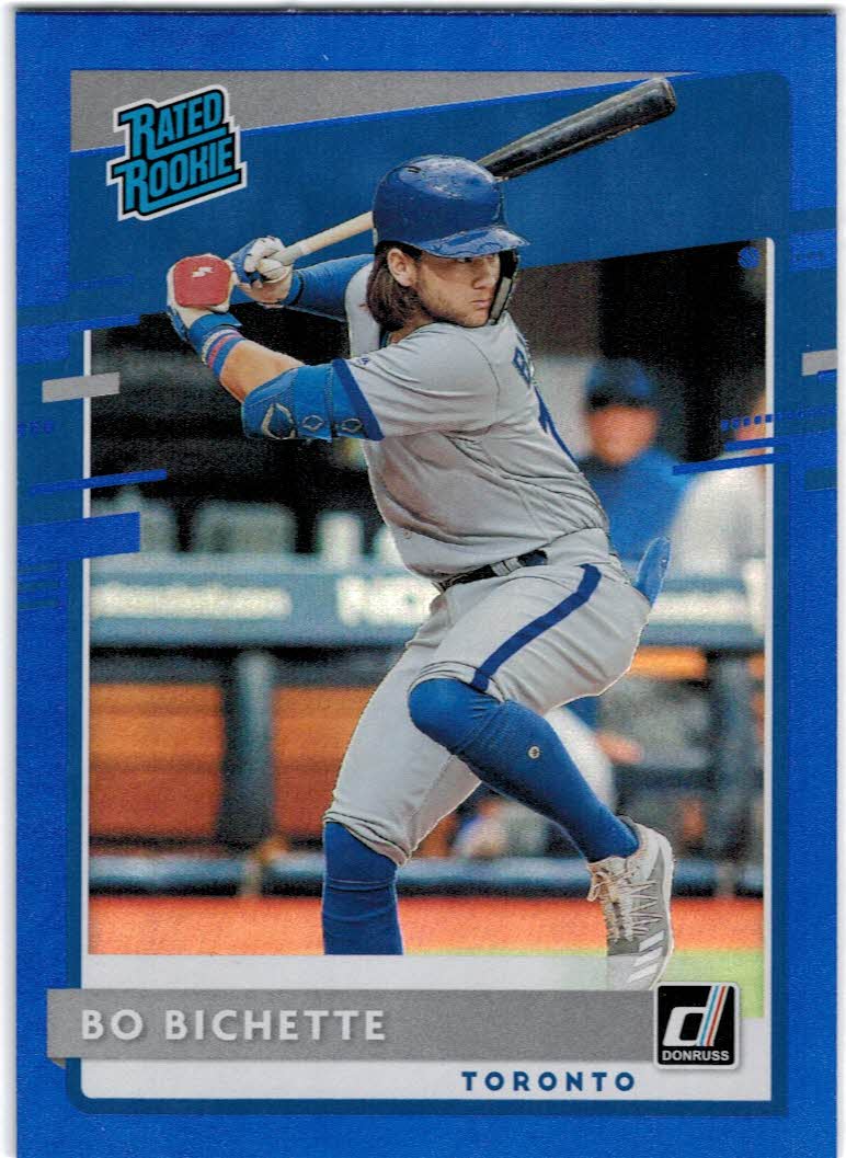 2020 Donruss #37 Bo Bichette Toronto Blue Jays Rookie Baseball Card