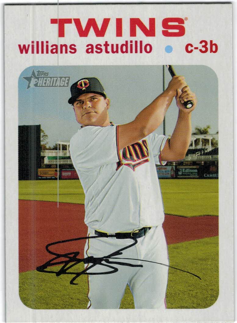  2020 Topps Heritage #120 Willians Astudillo Minnesota