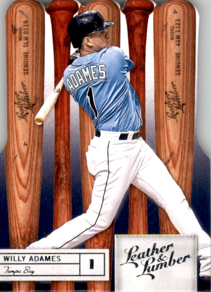 2019 Panini Leather and Lumber Die Cut #79 Willy Adames