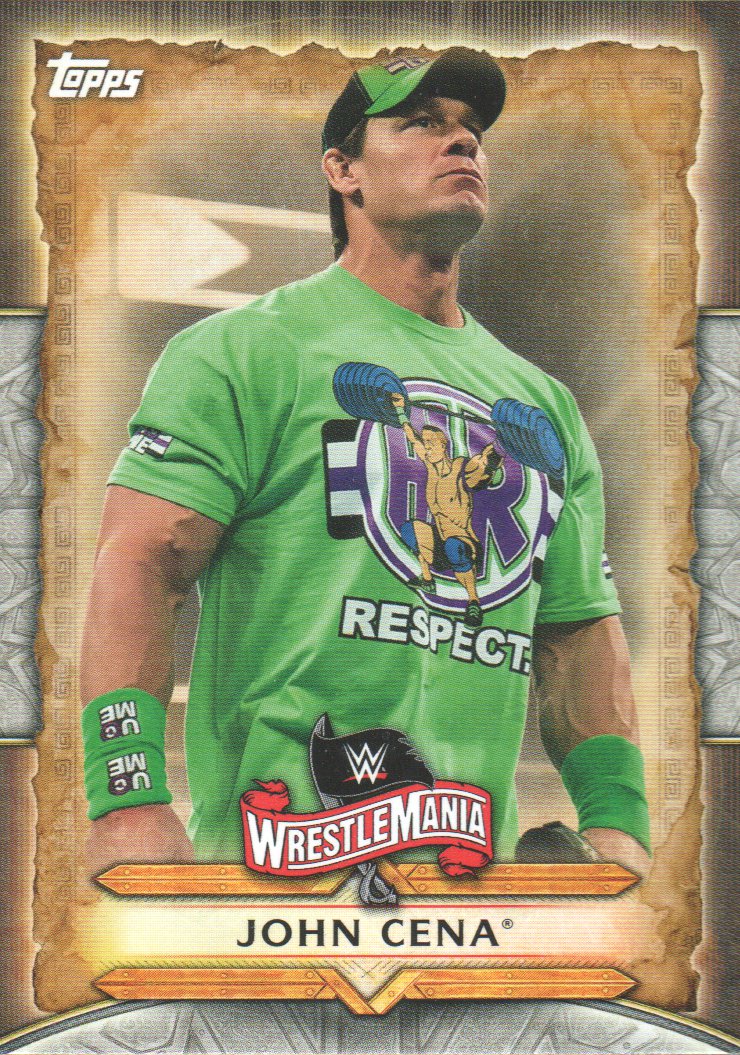 2020 WWE Road to WrestleMania Roster Trading Card #WM-28 John Cena | eBay