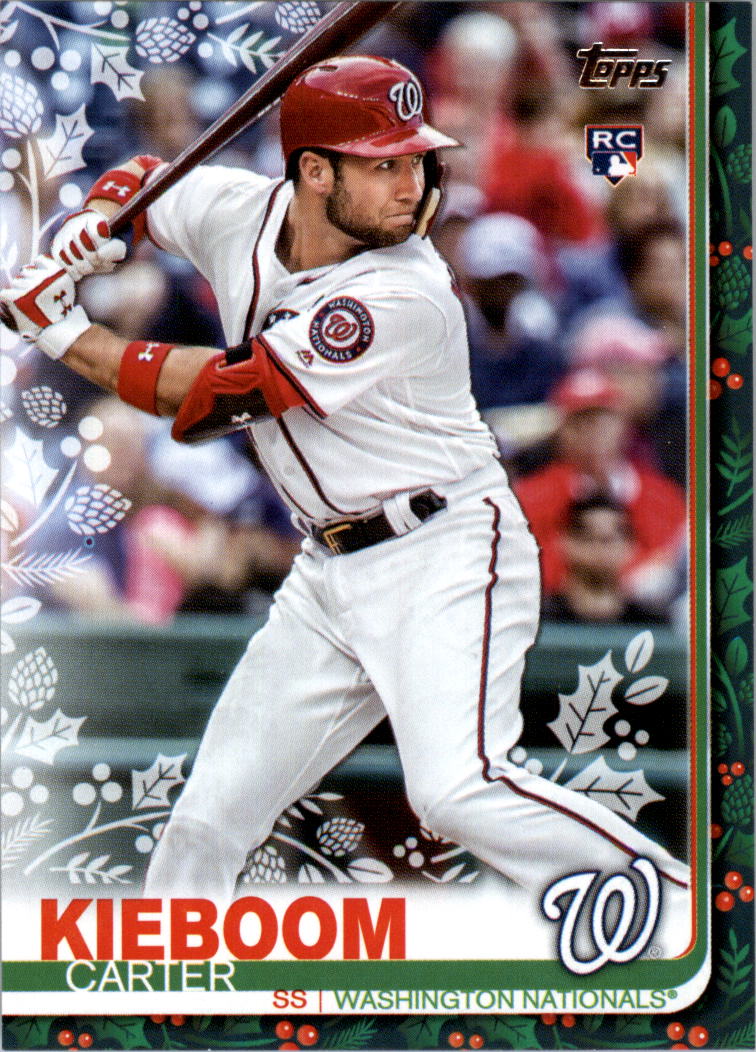 2019 Topps Walmart Holiday Baseball Card Pick (Base)