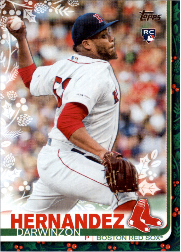 2019 Topps Walmart Holiday Baseball Card Pick (Base)