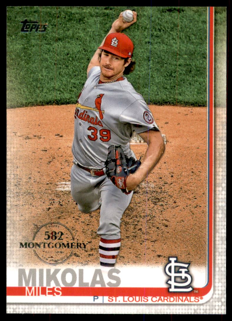 2019 Topps Factory Set 582 Montgomery #280 Miles Mikolas