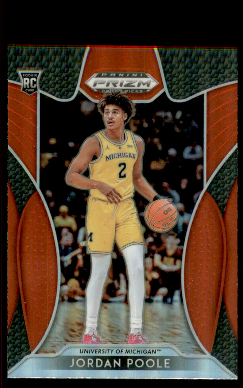2019-20 Panini Prizm Draft Picks Prizms Red #28 Jordan Poole