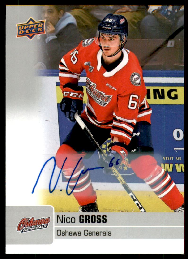 2019-20 Upper Deck CHL Autographs #89 Nico Gross B