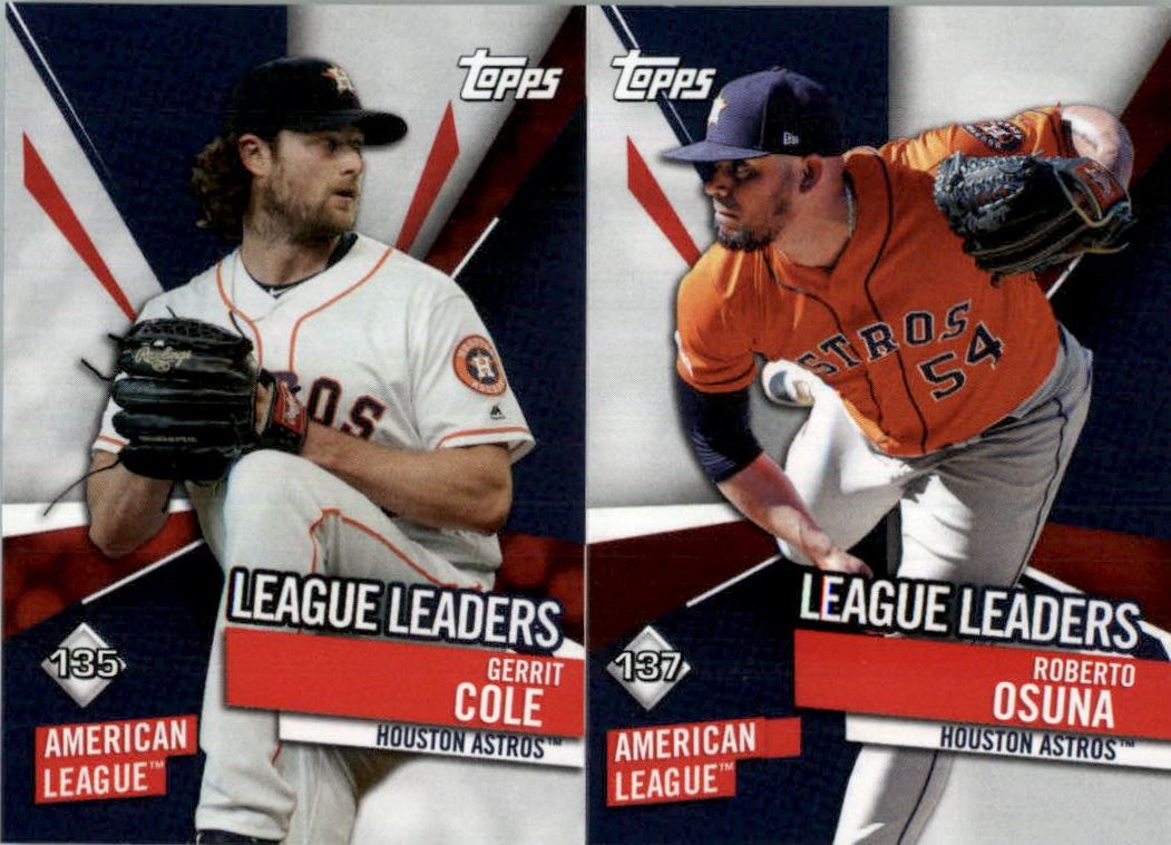  2020 TOPPS #2 GERRIT COLE ASTROS BASEBALL