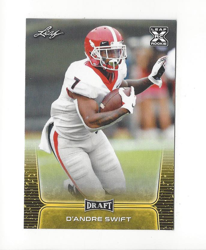 2020 Leaf Draft Gold #10 D'Andre Swift