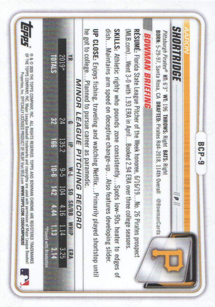 2020 Bowman Chrome Prospects Baseball BASE Cards: Pick from List - Picture 15 of 336