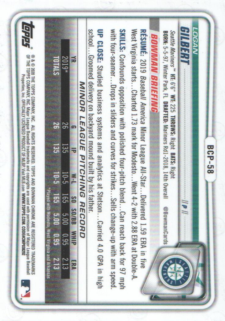 2020 Bowman Chrome Prospects Baseball BASE Cards: Pick from List - Picture 101 of 336