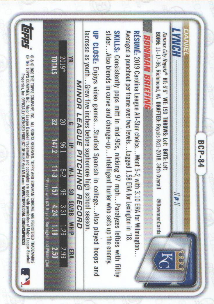 2020 Bowman Chrome Prospects Baseball BASE Cards: Pick from List - Picture 147 of 336