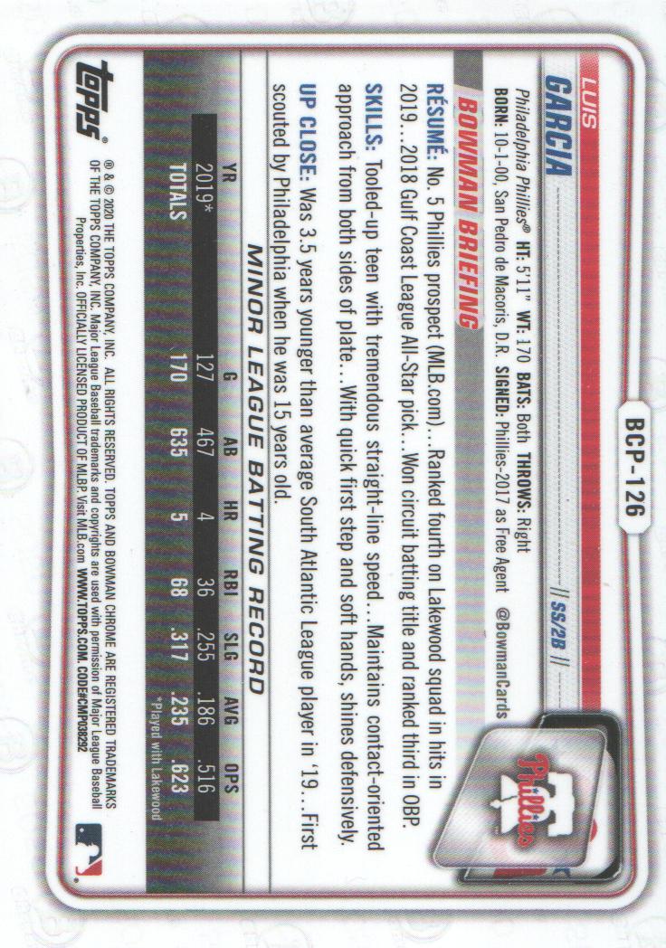 2020 Bowman Chrome Prospects Baseball BASE Cards: Pick from List - Picture 219 of 336