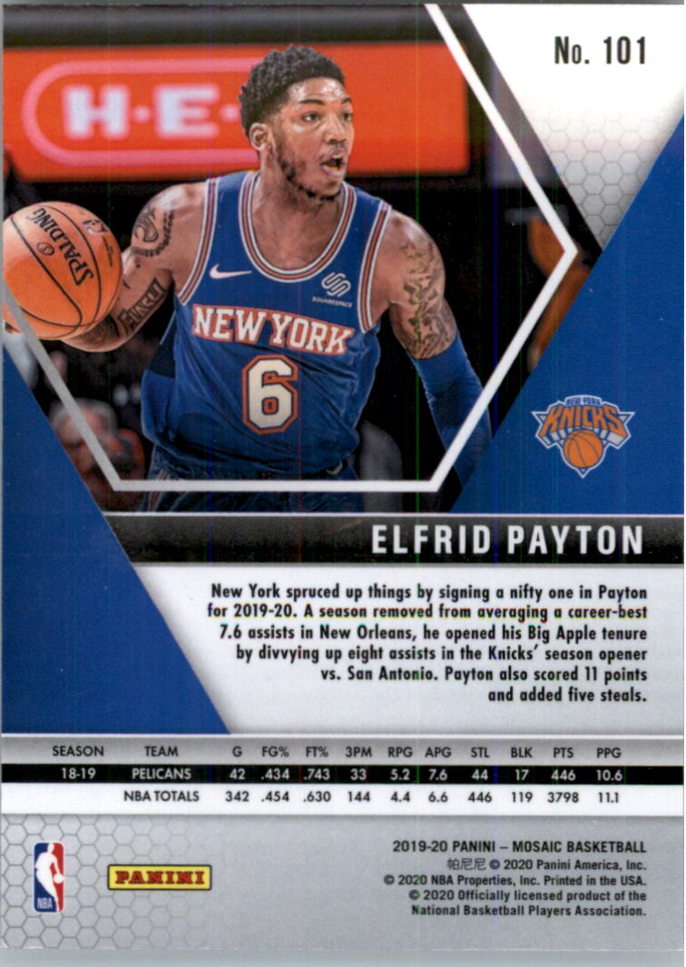 2019-20 Panini Mosaic Basketball Card Pick (Base) 101-300 - Picture 3 of 395