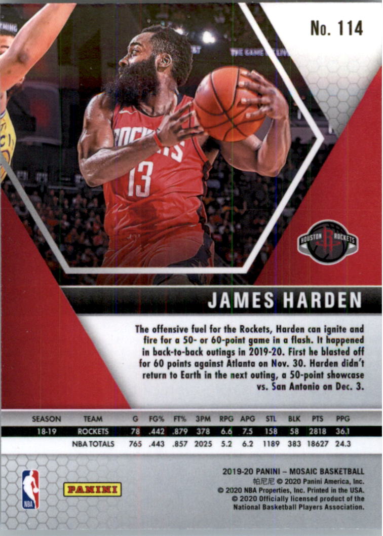 2019-20 Panini Mosaic Basketball Card Pick (Base) 101-300 - Picture 29 of 395