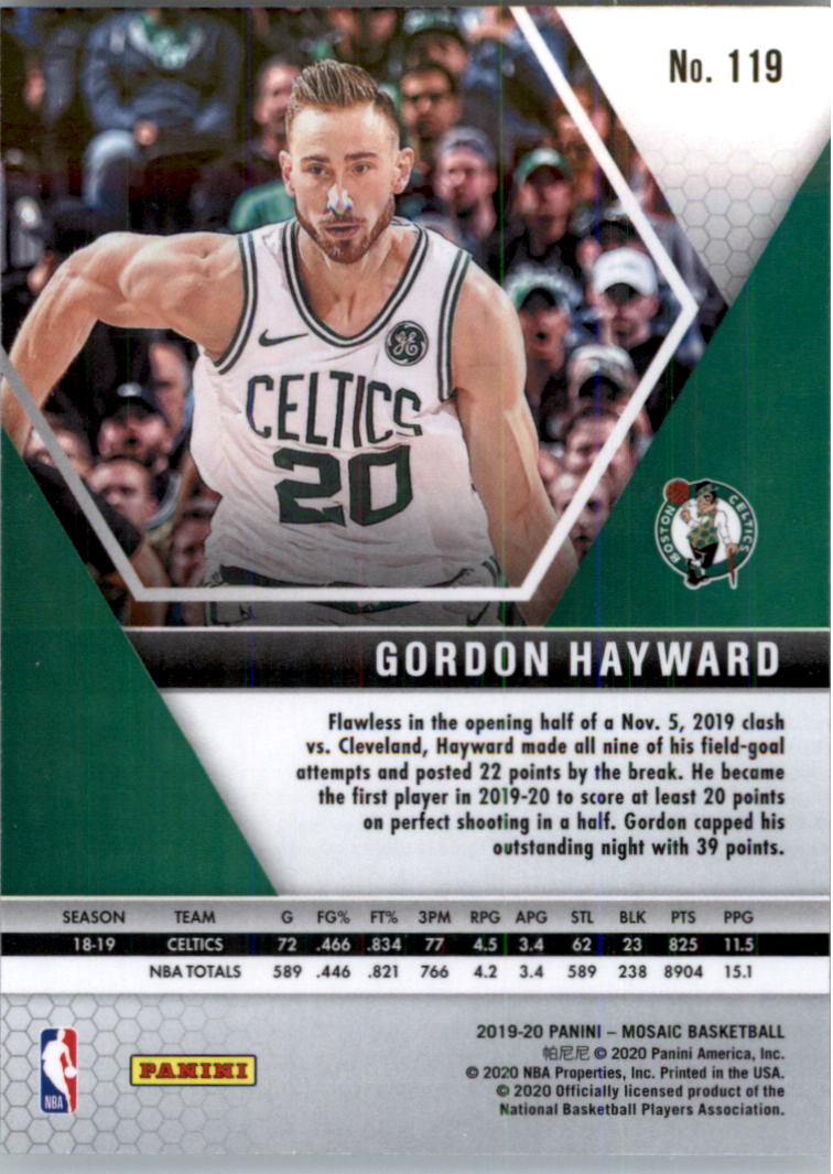 2019-20 Panini Mosaic Basketball Card Pick (Base) 101-300 - Picture 39 of 395