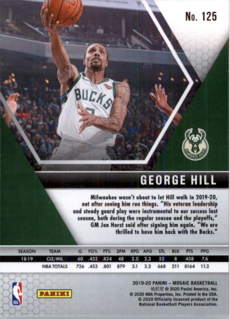 2019-20 Panini Mosaic Basketball Card Pick (Base) 101-300 - Picture 51 of 395