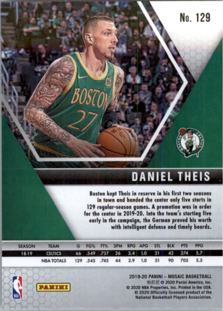 2019-20 Panini Mosaic Basketball Card Pick (Base) 101-300 - Picture 59 of 395