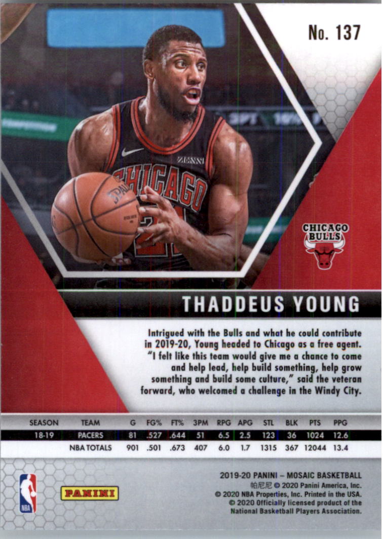 2019-20 Panini Mosaic Basketball Card Pick (Base) 101-300 - Picture 75 of 395