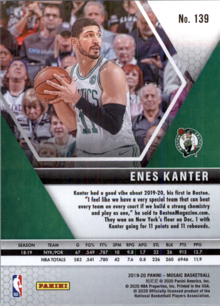 2019-20 Panini Mosaic Basketball Card Pick (Base) 101-300 - Picture 79 of 395