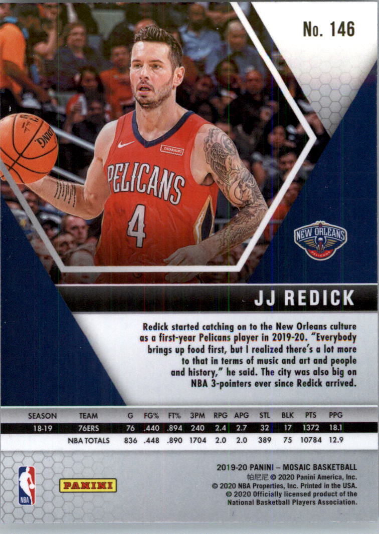 2019-20 Panini Mosaic Basketball Card Pick (Base) 101-300 - Picture 93 of 395