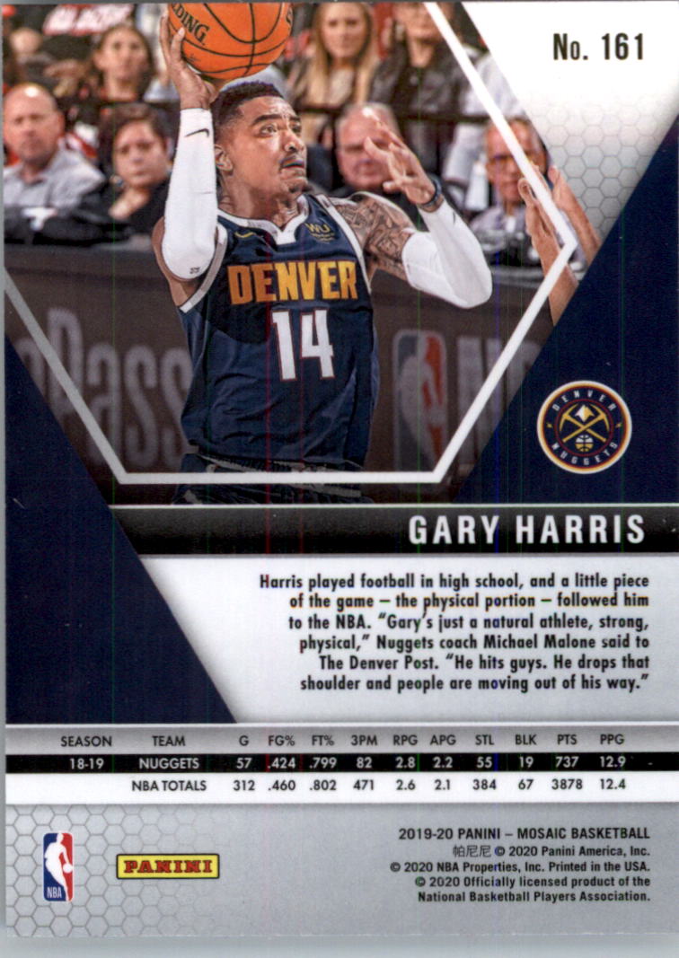 2019-20 Panini Mosaic Basketball Card Pick (Base) 101-300 - Picture 123 of 395