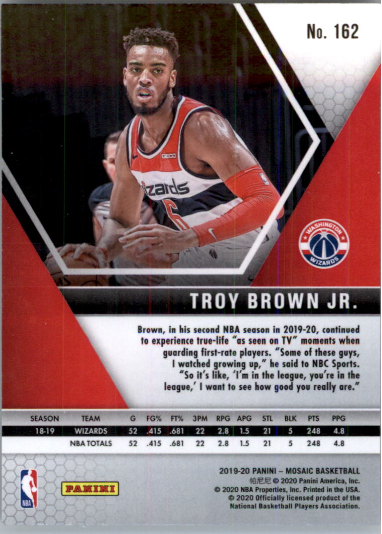 2019-20 Panini Mosaic Basketball Card Pick (Base) 101-300 - Picture 125 of 395