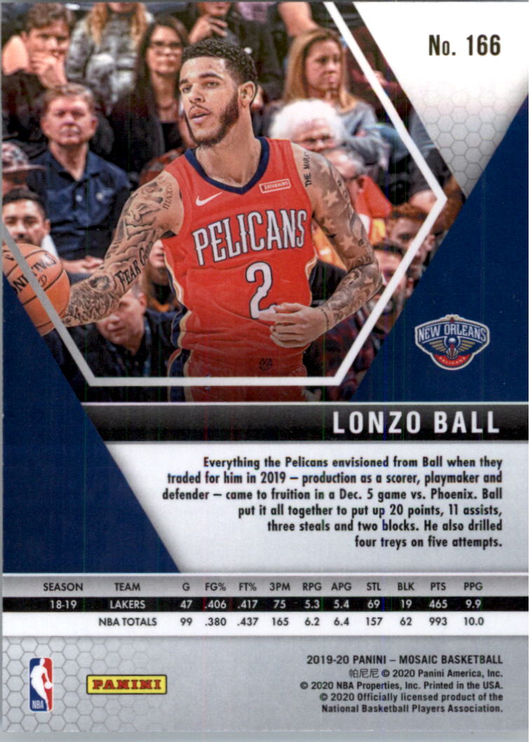 2019-20 Panini Mosaic Basketball Card Pick (Base) 101-300 - Picture 133 of 395