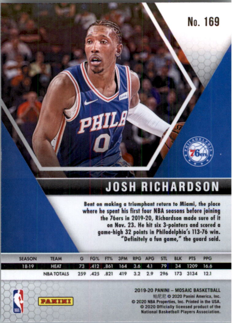 2019-20 Panini Mosaic Basketball Card Pick (Base) 101-300 - Picture 139 of 395