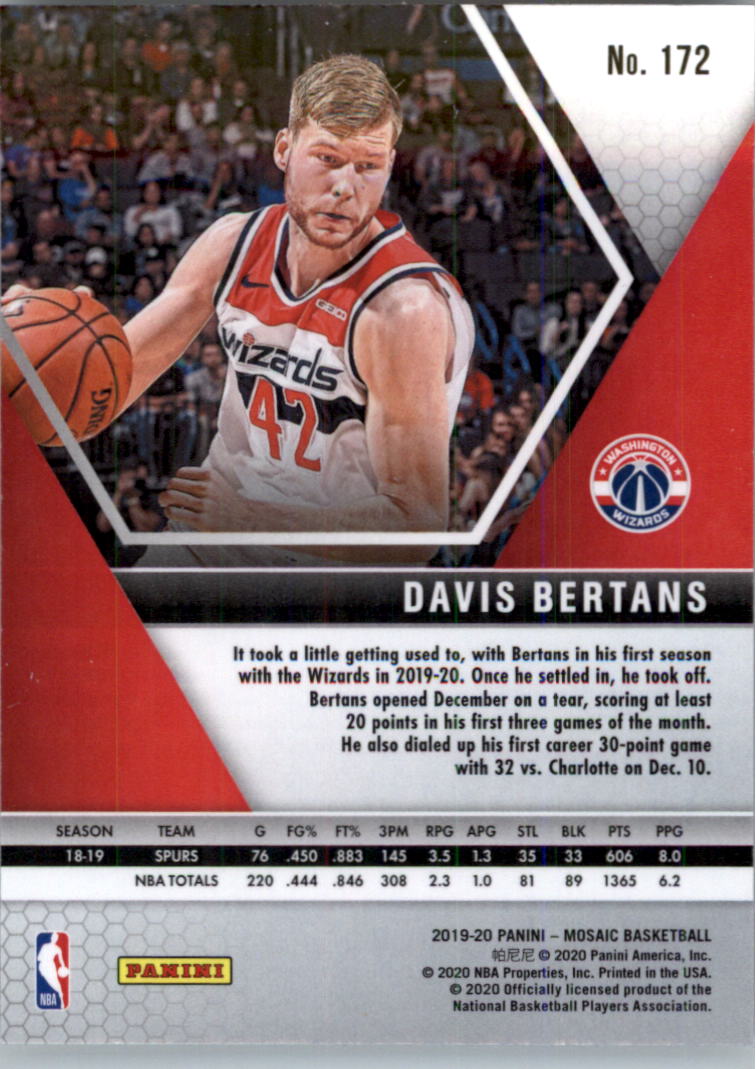 2019-20 Panini Mosaic Basketball Card Pick (Base) 101-300 - Picture 145 of 395