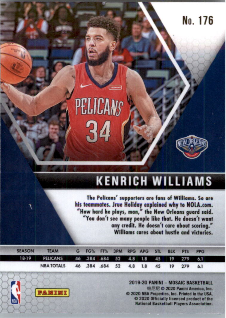 2019-20 Panini Mosaic Basketball Card Pick (Base) 101-300 - Picture 153 of 395