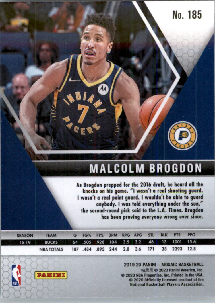 2019-20 Panini Mosaic Basketball Card Pick (Base) 101-300 - Picture 171 of 395