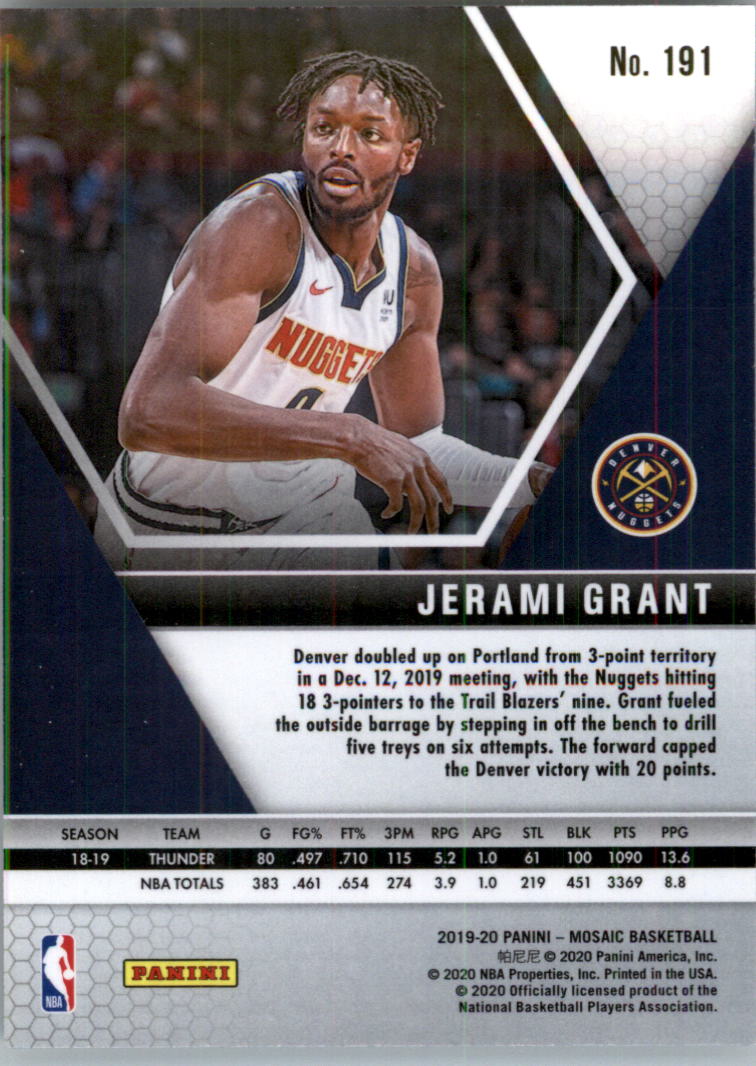 2019-20 Panini Mosaic Basketball Card Pick (Base) 101-300 - Picture 183 of 395