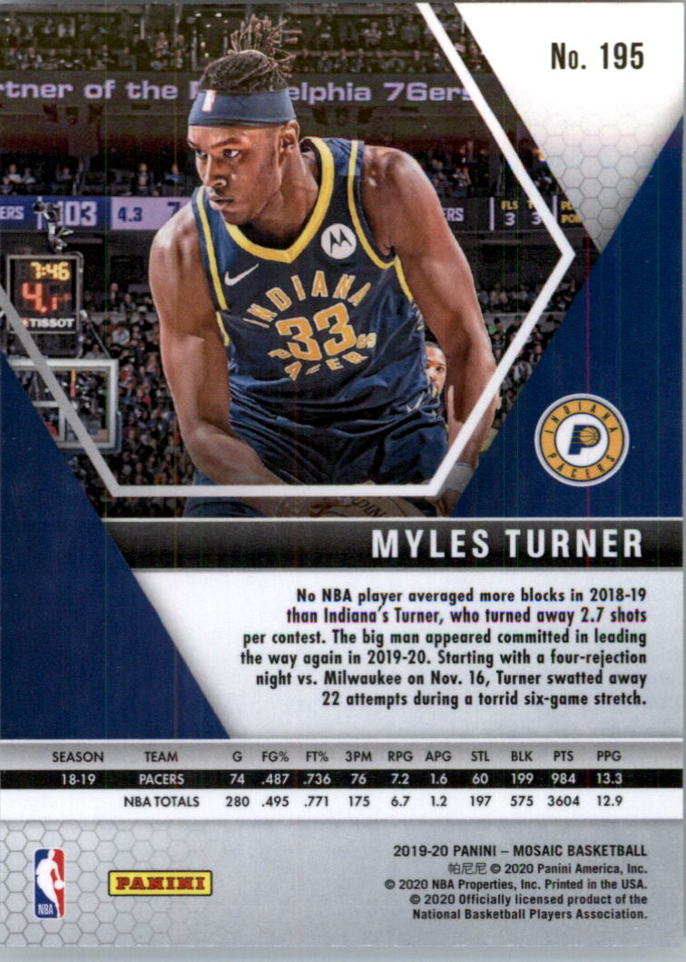 2019-20 Panini Mosaic Basketball Card Pick (Base) 101-300 - Picture 191 of 395