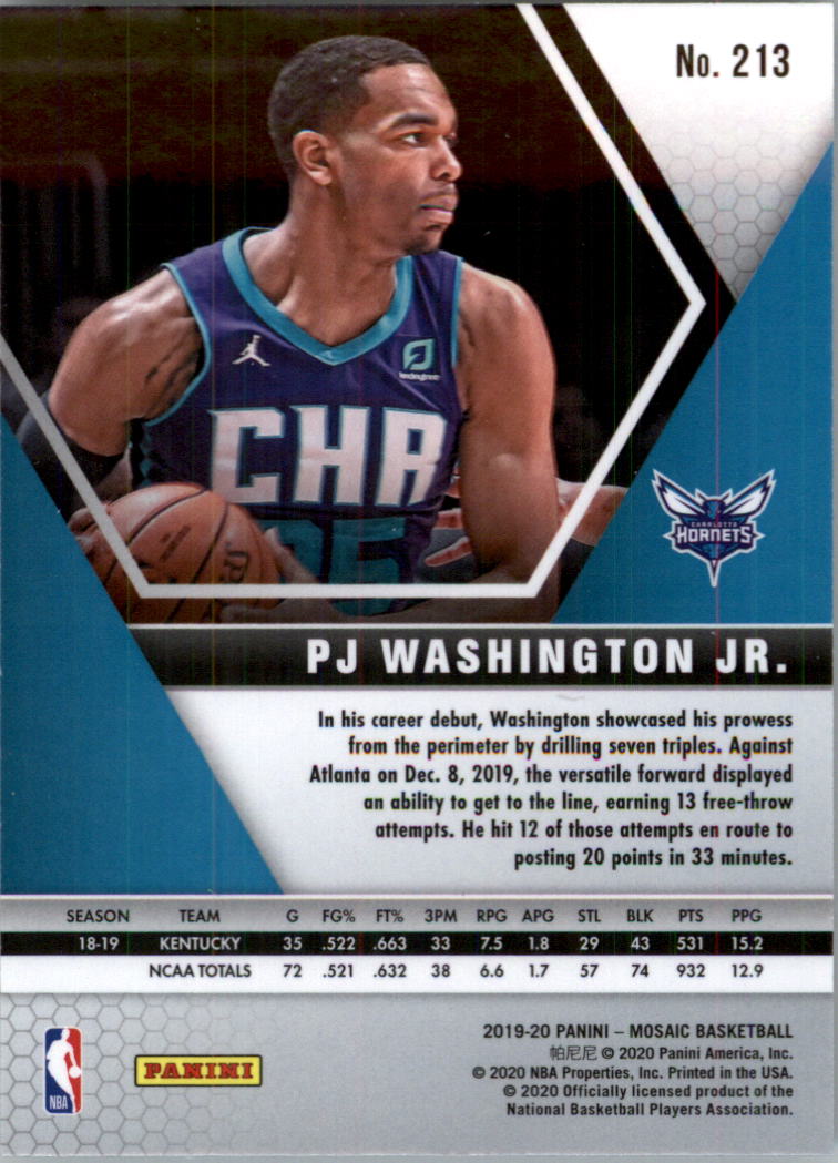 2019-20 Panini Mosaic Basketball Card Pick (Base) 101-300 - Picture 225 of 395