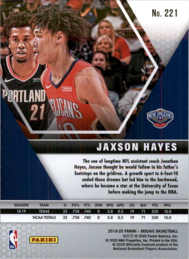 2019-20 Panini Mosaic Basketball Card Pick (Base) 101-300 - Picture 241 of 395