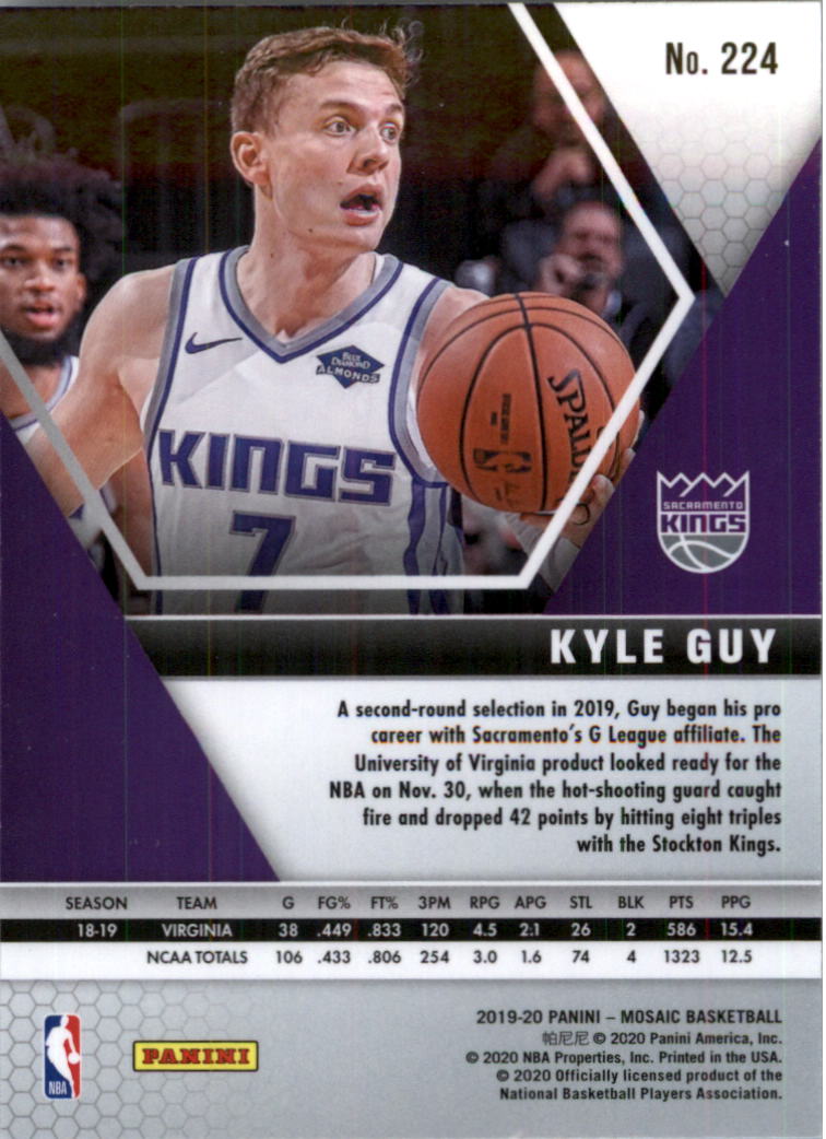 2019-20 Panini Mosaic Basketball Card Pick (Base) 101-300 - Picture 247 of 395