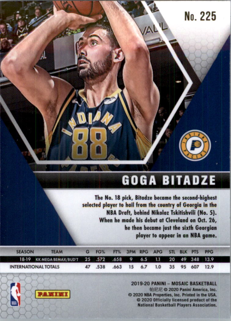 2019-20 Panini Mosaic Basketball Card Pick (Base) 101-300 - Picture 249 of 395