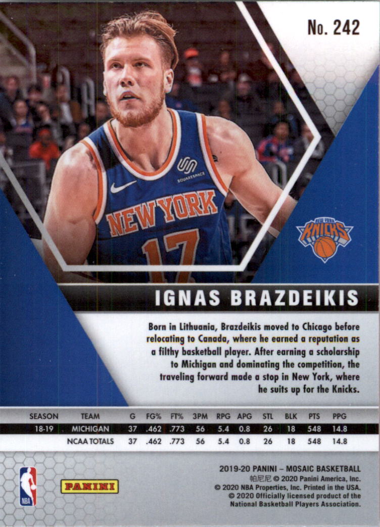 2019-20 Panini Mosaic Basketball Card Pick (Base) 101-300 - Picture 283 of 395