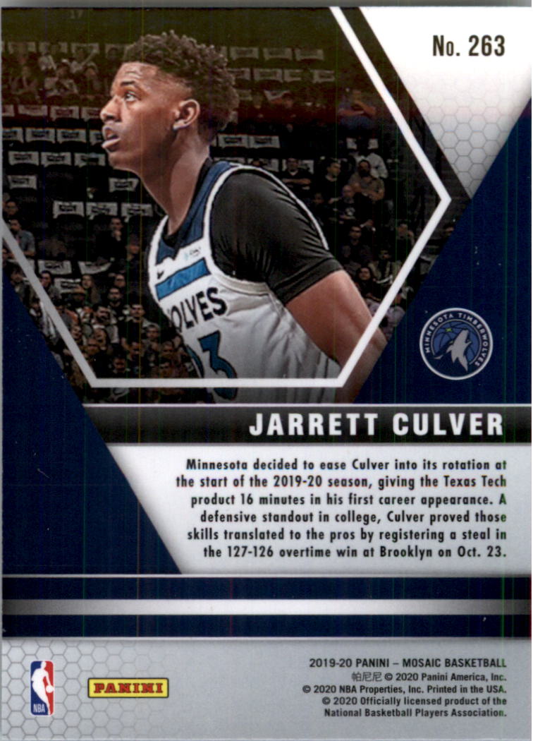 2019-20 Panini Mosaic Basketball Card Pick (Base) 101-300 - Picture 325 of 395