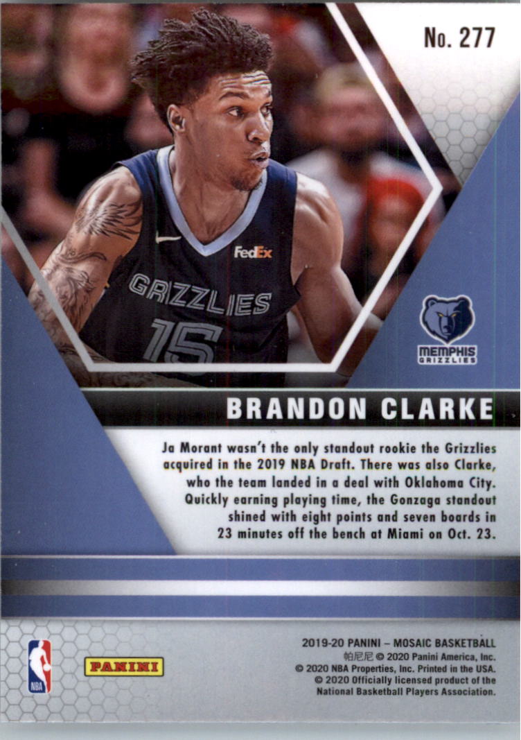 2019-20 Panini Mosaic Basketball Card Pick (Base) 101-300 - Picture 353 of 395