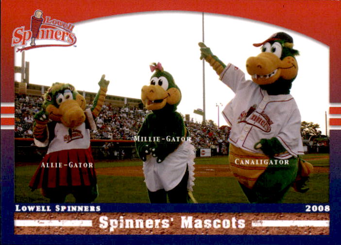 2008 Lowell Spinners Grandstand 39 AllieGator MillieGator Canaligator MASCOTS eBay