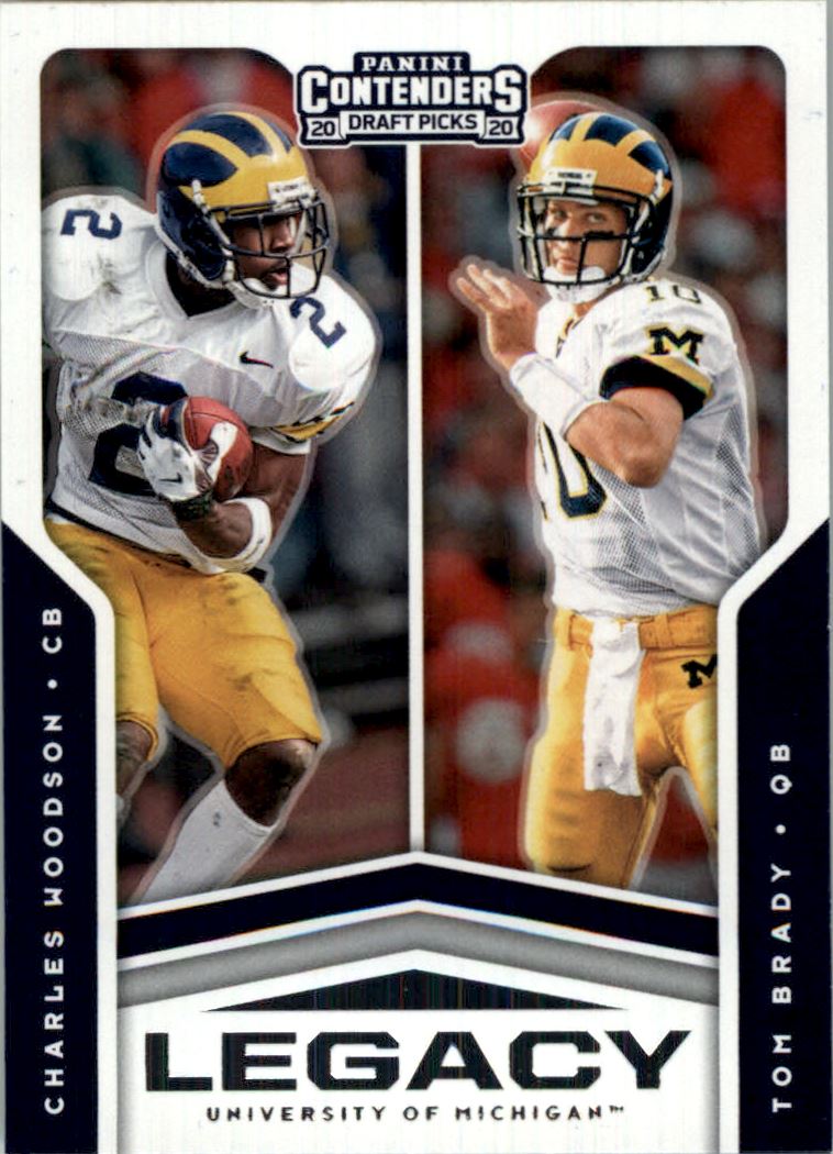 Mavin  2020 Panini Contenders Draft LEGACY #4 Charles Woodson / Tom Brady