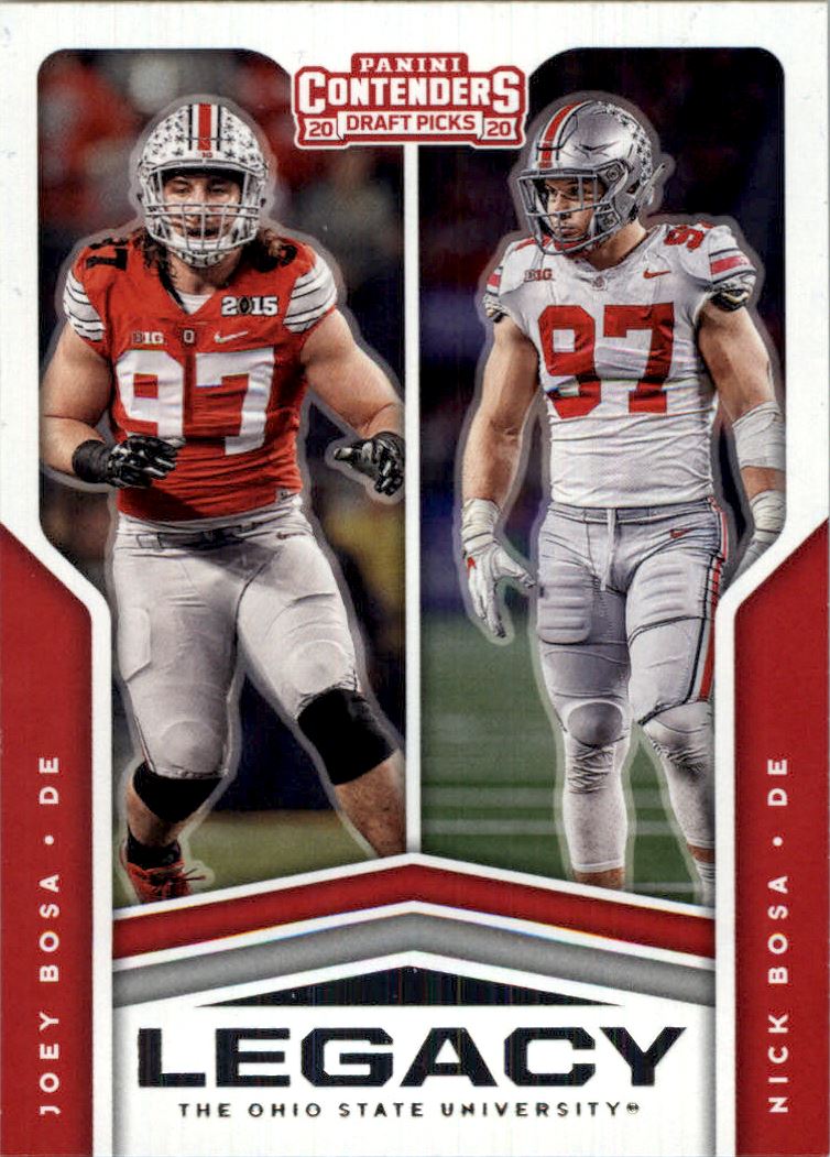 2020 Panini Contenders Draft Picks Legacy #10 Joey Bosa/Nick Bosa