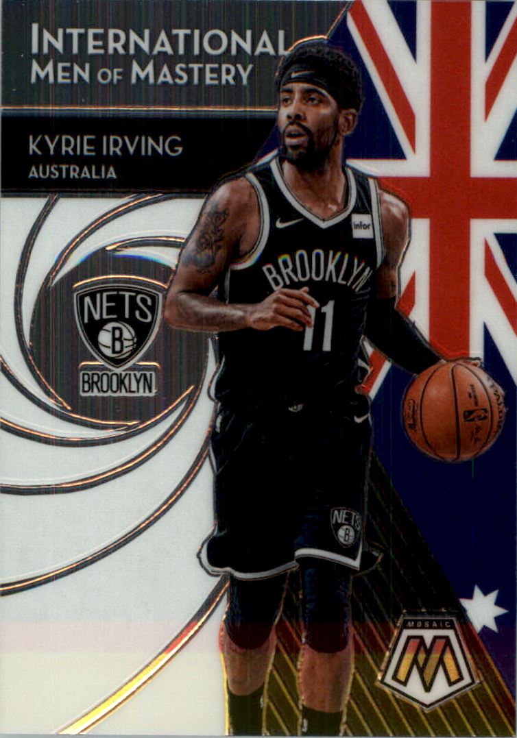 2019-20 Panini Mosaic International Men of Mastery #13 Kyrie Irving
