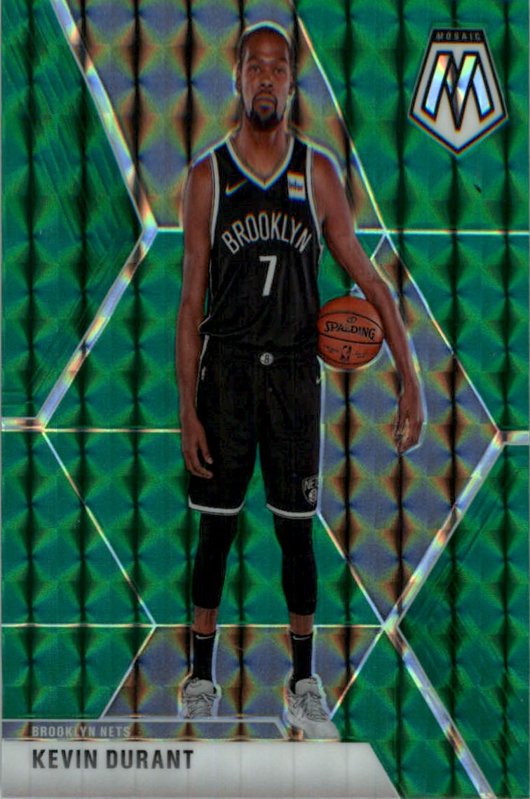 2019-20 Panini Mosaic Mosaic Green #1 Kevin Durant