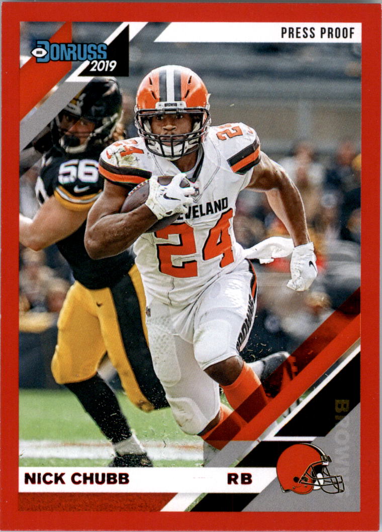 Nick Chubb 2020 Donruss Cleveland Browns Card #72 at 's Sports  Collectibles Store